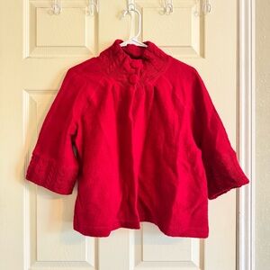 For Cynthia Vibrant Red Knit Sweater